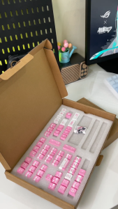 Keycap OEM Chất Liệu PBT - Keycap 125 Phím Thiết Kế Side Engraving Ấn Tượng