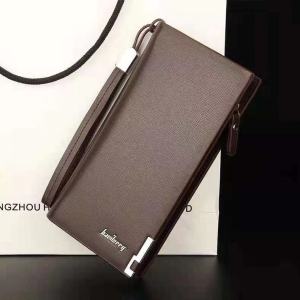 WENKEN BAGS#802 Men`s Long Wallet Pu-Leather Business Clutch Wallet Large Space for CardsCashCell-Phone