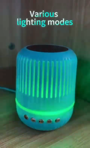 Speaker Bluetooth Mini Portable Macaron M4 Wireless Speaker Mini RGB Light Lucu Portable Super Bass