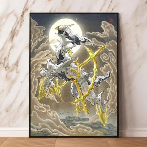 Kayou | Cartoon P-okémon Characters Oil Painting By Numbers Anime For Lounge Bedroom Home Wall Decor unframed