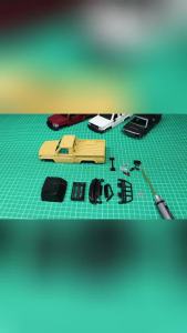 1/30 SCX30 Mini Crawler Hard Body Shell LC79 Pickup Realistic Look ABS Injection Molding Upgrade Part