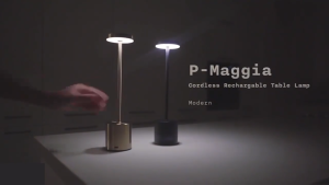 LED Rechargeable Table Lamp Indoor Lighting USB Charging Aluminum Deck Lamp Touch Sensor Control Wireless Night Light 3 Color Of Adjustment Brightness Strip For Bedroom