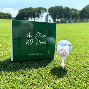 MELELINKS Golf Spike Anti-Slice Tee Bullseye Design Hit the Ball More Accurately 4pcs Per Box