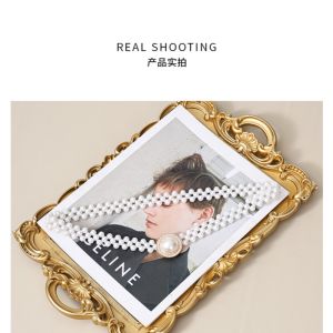 Summer New Fashion Pearl Waist Belt Womens Versatile Simple Mollusk Bead Waist Chain Slimming Elastic Thin Waist Chain