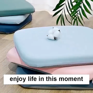 SEAMETAL Memory Foam Seat Cushion Breathable Ice Silk Car Seat Cushion Protection Spine Office Chair Pad for Long Sitting Pain Relief