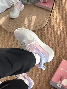 Women Sneakers Thick-soled All-match Sports Shoes Korean Fashion Comfort Breathable Running Shoes