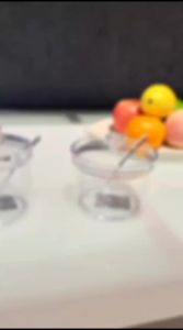 Tempat Bumbu Dapur Spices Jar Akrilik Tebal Transparan dengan Sendok Untuk Lada Garam Cabe Gula