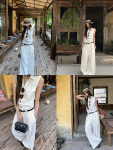 Chic Sleeveless White Blouse for Women