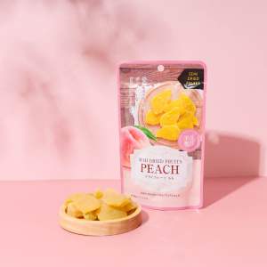 พีชหนึบ คัตสึโระ จากพีชสายพันธุ์ญี่ปุ่น หอมกลิ่นพีชมากๆ หวานอมเปรี้ยว รสชาติแปลกใหม่ อยากให้ลอง