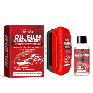 RAYHONG | Car window crystal Transparent glass cleaner set Rainproof decontamination cleaning car window glass cleaning brush