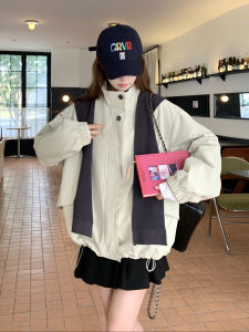 Fashionable Loose Womens Light Card Green Windbreaker 2025 Autumn New Style Versatile Outerwear Korean Style Commute