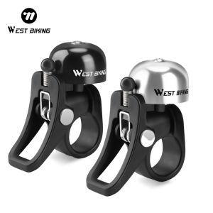 WEST BIKING Mountain Bike Bell Safety Warning Signal Loud Retro Bicycle Bell Road Handlebar Bike Accessories Riding Equipment