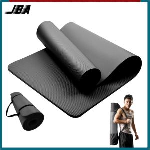 JBA Excercise Matt For Workout Set Thick 15mm Extra Wide Portable With Carrier Bag NBR Skin Friendly Lightweight Waterproof Yoga Mat For Exercise For Women Good Quality