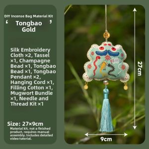 Embroidered Herbal Sachet DIY Kit