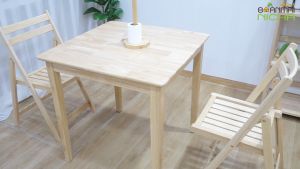 โต๊ะกาแฟ (เซทโต๊ะ1+เก้าอี้ 2) รับน้ำหนัก 100 kg. บานไหมยางพารา