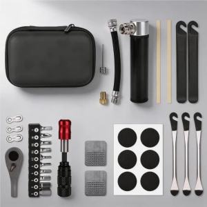 Bộ Dụng Cụ Sửa Chữa Xe Đạp Di Động - Cờ Lê Lực Ratchet Dụng Cụ Tháo Lốp Bơm Xe Đạp Mini - Bộ Dụng Cụ Bảo Dưỡng Xe Đạp