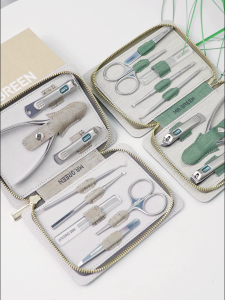 MR.GREEN Bộ Làm Móng Tay Bộ Chăm Sóc Móng Chân Nail Clipper Chuyên Nghiệp Bằng Thép Không Gỉ Dụng Cụ Cắt Móng Công Cụ Với Bộ Vali Du Lịch