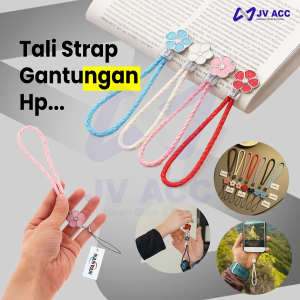 NANVAN NVN-TL21 TALI STRAP GANTUNGAN HP CLOVER PENDEK UNIVERSAL UNTUK SMARTPHONE