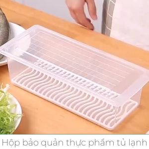 Kotak Plastik Penyimpanan Makanan Kulkas Anti Lembab Fresh Box Sebaguna