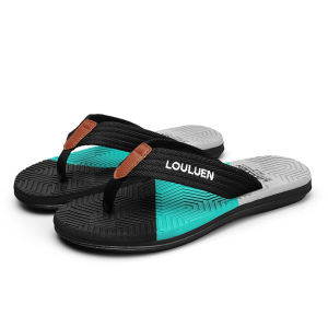 Dép Nam Mùa Hè Thoáng Khí Dép Xỏ Ngón Thời Trang Đi Biển Thông Thường Giày Lười Trong Nhà Ngoài Trời Size 39-44 Dây Đeo Bằng Vải Polyester