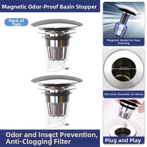 Anti-odour Insect-proof Filter Drain Plug