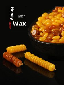 Second-Generation Imitation Amber Wax Spacer Beads Chicken Oil Yellow Old Honey Spacer Beads Star Moon Padauk Accessories