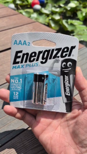 Vỉ 2 pin đũa AAA Energizer MAX PLUS 1.5V chính hãng