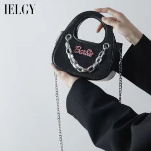 IELGY Fashionable and functional black PU crossbody and shoulder bag - Perfect for Any Occasion