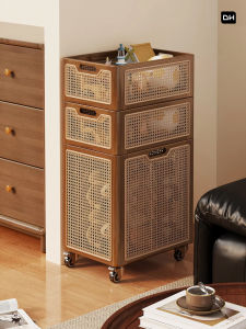 Wooden Toy Storage Organizer Multifunctional Trolley