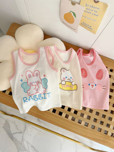 Cotton Thin Vest Sleeveless Top for Baby 0-2 Years Summer Wear