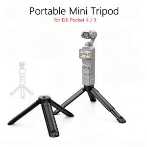 Tripod for DJIOsmo Pocket4/3 Foldable Portable Mini Lightweight Desktop Tabletop Stable Vlog Camera Stand Mount Travel Accessory