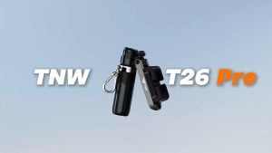 TNW T26Pro 3 In 1 Extendable Grip Tripod Mini Selfie Stick Zoom Remote Control Tripod Tongsis Tripod Bluetooth Dan Lampu