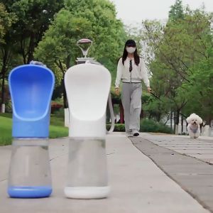 Marino Home ขวดใส่น้ำสัตว์เลี้ยงแบบพกพา ขวดใส่นํ้าสุนัขออกนอกบ้าน ขวดนํ้าสัตว์เลี้ยง กระติกน้ำสัตว์เลี้ยงแบบพกพา No.Y1681