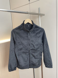 Áo Khoác Nỉ Lót Lông Cừu Hai Mặt Giữ Nhiệt Cho Nam Mùa Thu Đông Cổ Đứng Thường Ngày Thời Trang Áo Khoác Ngoài