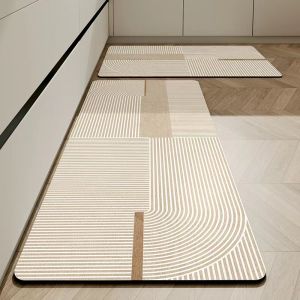 VIKAMA Non-Slip Diatomite Kitchen Sink Mat Super Absorbent Floor Tile Quick Dry Anti-Fatigue Rug for Counter Easy Clean