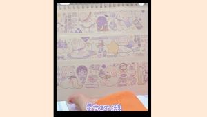 🇲🇾[Malaysia]奶油兔Ready Stock Rabbit Stickers In Loop Colorful  Cream Rabbit Journal Dairy Washi Tape Cute Cartoon Label Stickers Loops DIY Hand Book Decoration Modern Paper Sticker Rabbit 奶油兔胶带和纸PET春日花花星空环游桔子汽水甜心乐园宅宅公主