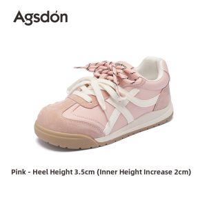 Agsdon | Summer New Breathable Thick-soled Height Increasing Board Shoes