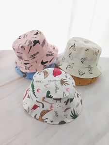 หมวกบักเก็ตเด็ก มีสายรัดคาง ผ้านิ่มใส่สบาย  อายุ 1-2 ขวบ