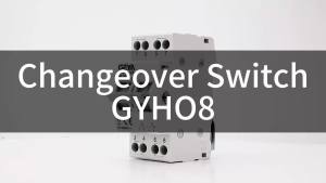 Geya | GEYA GYHO8 MTS 63A Dual Power Manual Conversion Isolating Switch Interlock Circuit Breaker AC Isotator 1P 2P 3P 4P