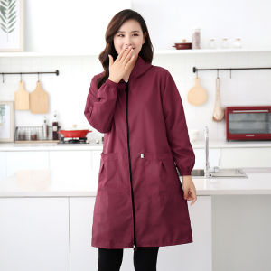 Waterproof Oil-Resistant Long Sleeve Apron