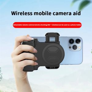 Phone Grip Handheld Selfie Booster Hand grip with Bluetooth Remote Control Phone Shutter for Mobile Phone