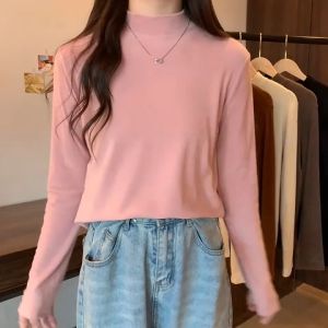 QXshop เสื้อยืดแขนยาวคอเต๋า มีหลากหลายสีให้เลือก สวมใส่สบายใส่ได้ทุกโอกาส