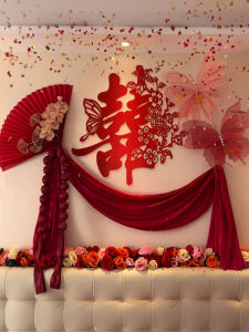 ETY | Elegant Wedding Bedroom Headboard Wall Decoration Set