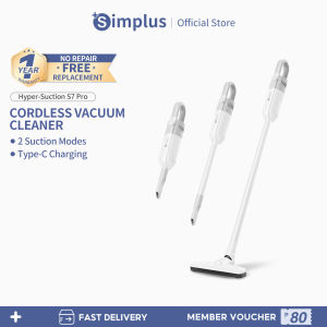 Simplus 3 in 1 Cordless Vacuum Cleaner Portable Vacuum Cleaner Lightweight 8000Pa Strong Suction Handheld Vacuum Cleaner