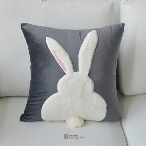 หมอนอิงโซฟาสไตล์เกาหลีน่ารักสำหรับนอนในห้องนอน หมอนรองพิงแบบถอดได้สำหรับผู้หญิง หมอนรองพิงขนาดเล็กสำหรับทำงานในออฟฟิศ