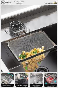 NIGESI | Stainless Steel Antique Style Clog-proof Disposable Sink Strainer