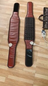 Đai Đá Nóng Hàn Quốc 18 x127mm Hồng Ngoại Sưởi Ấm Massage Vật Lý Trị Lệu Xài Điện Món Quà Sức Khoẻ PVN7612