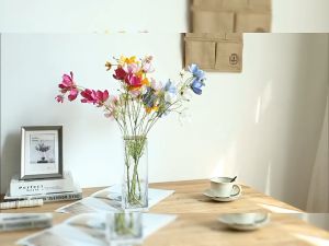 Bunga Daisy Warna/BungaPalsu/Bunga Artificial/Bunga Vas/Bunga Dekorasi/Bunga kain BG164