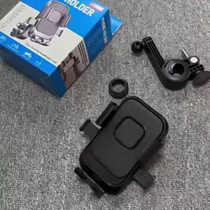 ผู้ถือโทรศัพท์มือถือสำหรับจักรยาน / รถจักรยานยนต์แข็งแรงทนทาน 360 องศาหมุนผู้ถือโทรศัพท์มือถือกันน้ำ Mobile phone holder