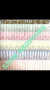 1piece 7.5CM Long Module LED NEE Milky White Design High Quality Motorcycle Car Super Bright Decorative Waterproof